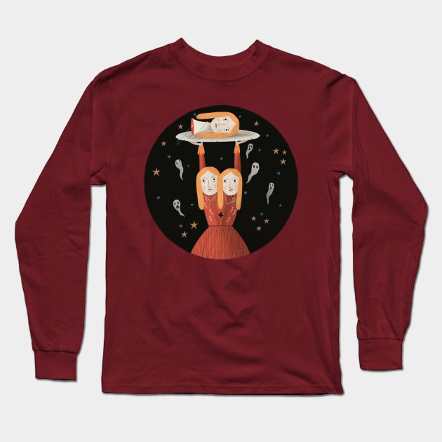 Freak Twins Long Sleeve T-Shirt by Luis San Vicente 